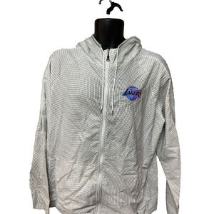 Under Armour LA Lakers Womens Jacket Size XXL 2XL Full Zip Lightweight Windbreak